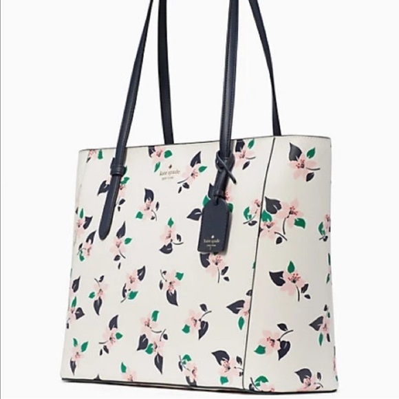 Kate Spade schuyler lily blooms Perfect Spring Summer bag! NWT medium tote! - Picture 12 of 14